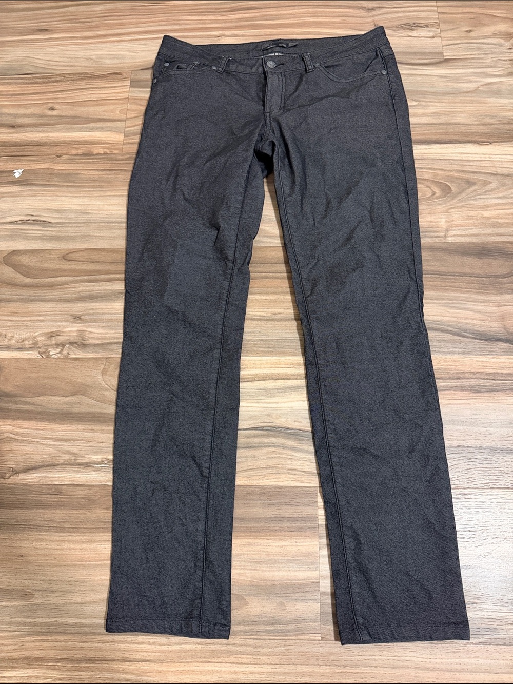 Prana Kara Jean Women 10 Black Skinny Pants Cotton Blend Gorpcore Trekking